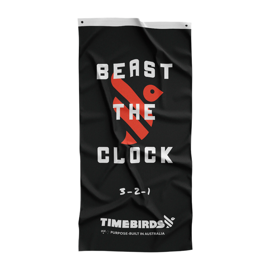 Timebirds Beast the clock banner