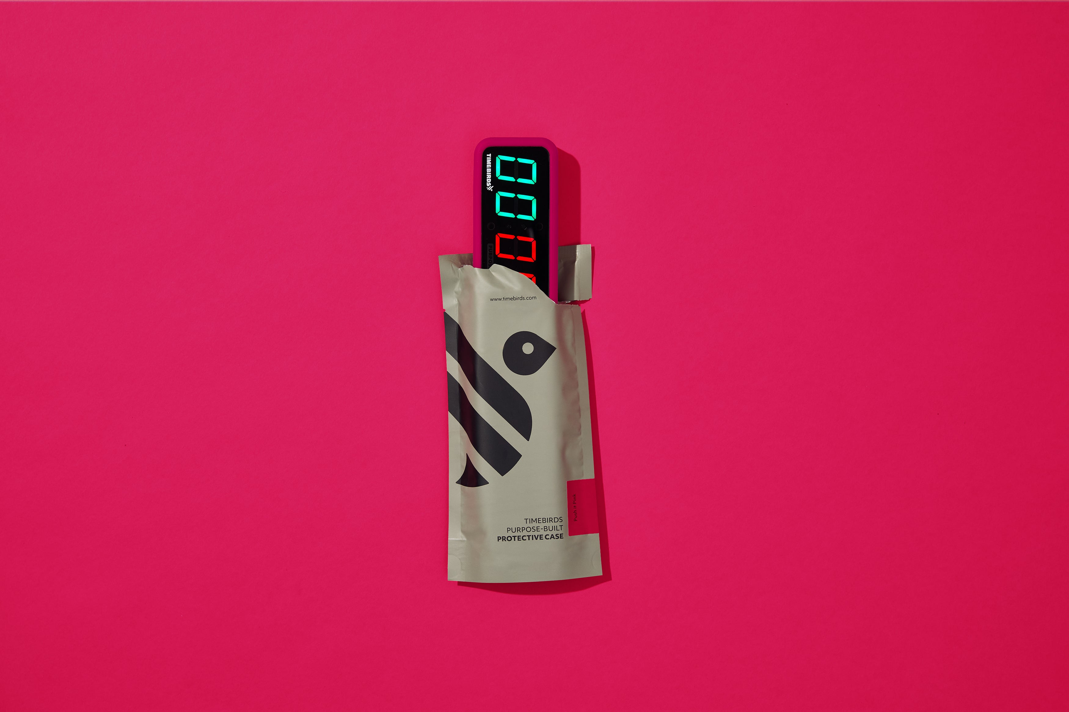 Timebirds Case – Push it Pink