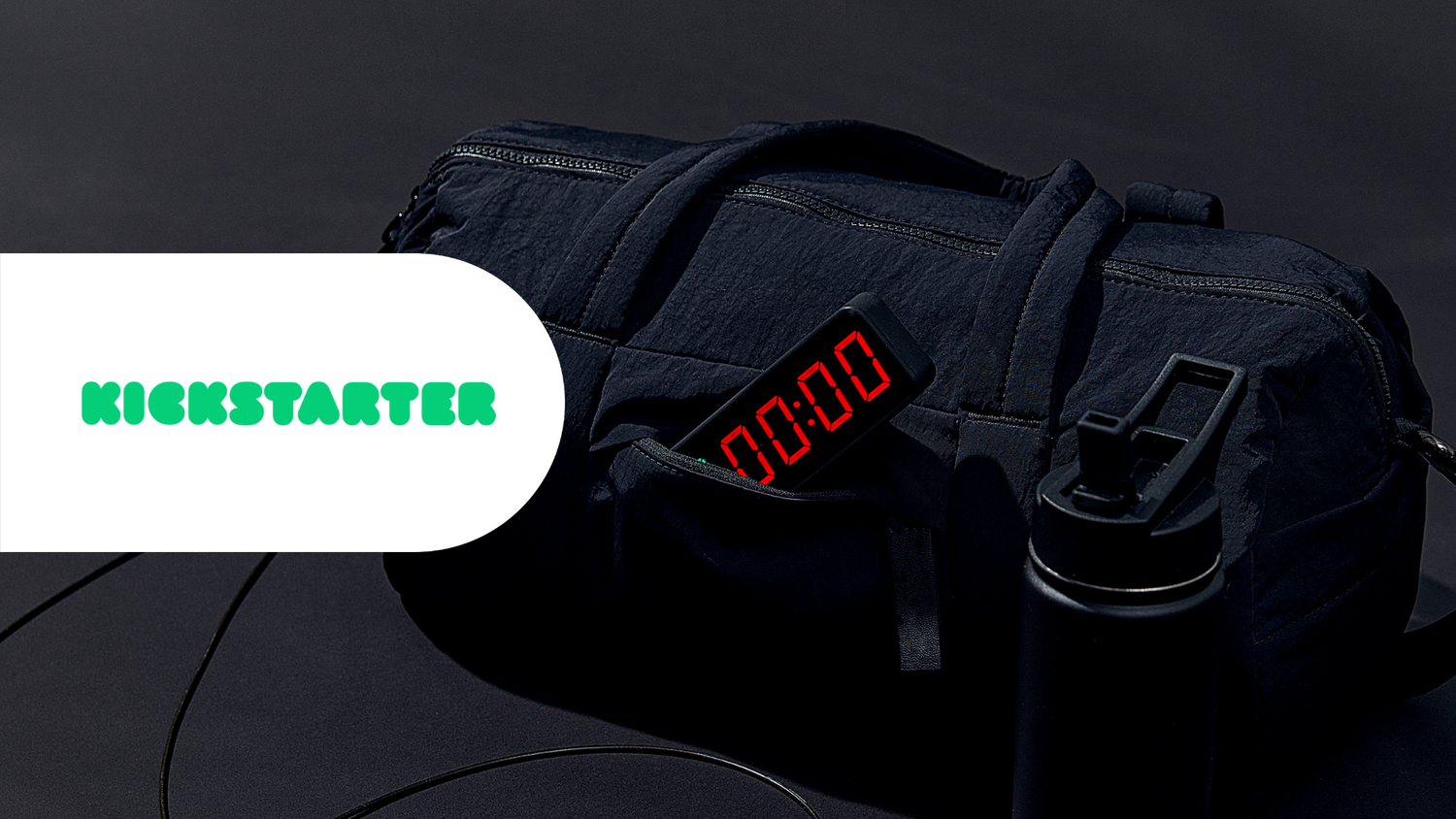 "The world's first wall-mounted gym timer that fits in your pocket."