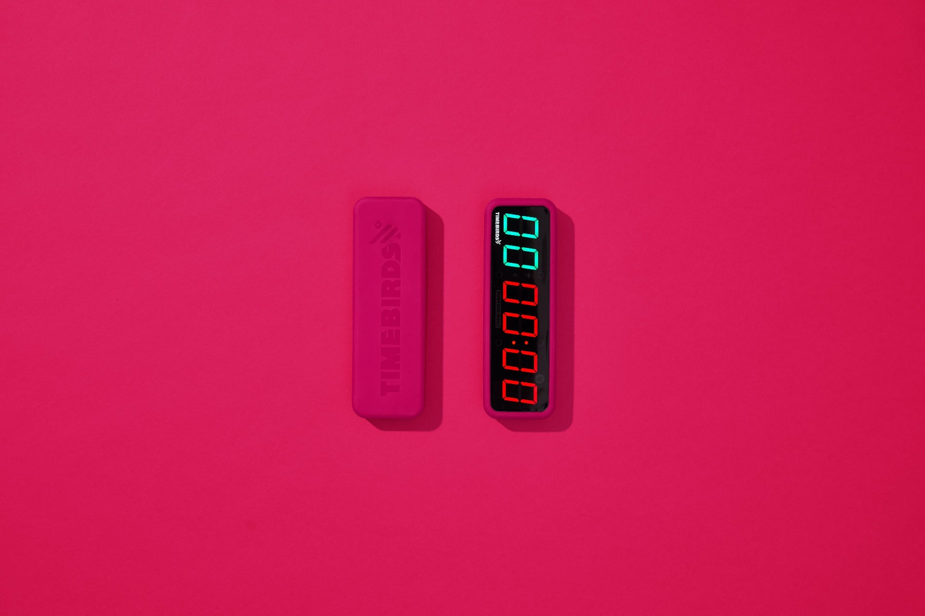 Timebirds silicone protective case for workout timers in Push it Pink - view 6
